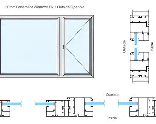 Casement Windows Fix Outside Openable