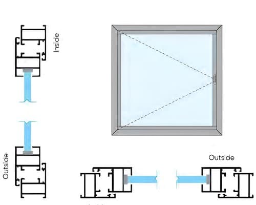 Side Opening Casement Window